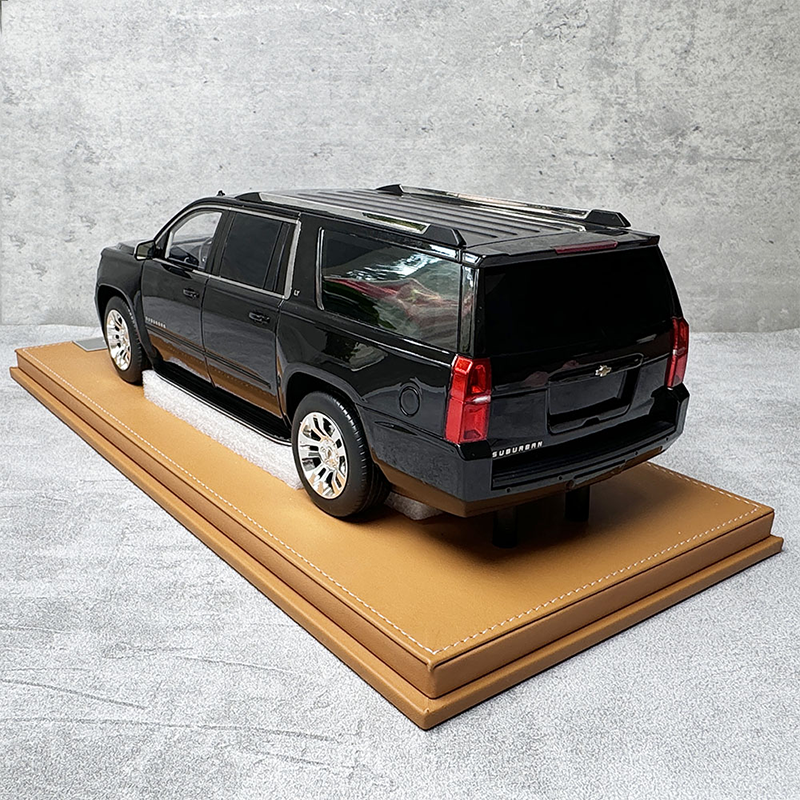 Chevrolet Suburban Black 2015 GOC&Vehicle Ar Co branded Resin Car Model 1:18