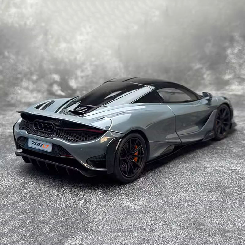 HPD McLaren 765LT sports car simulation 1:18 alloy car model collection