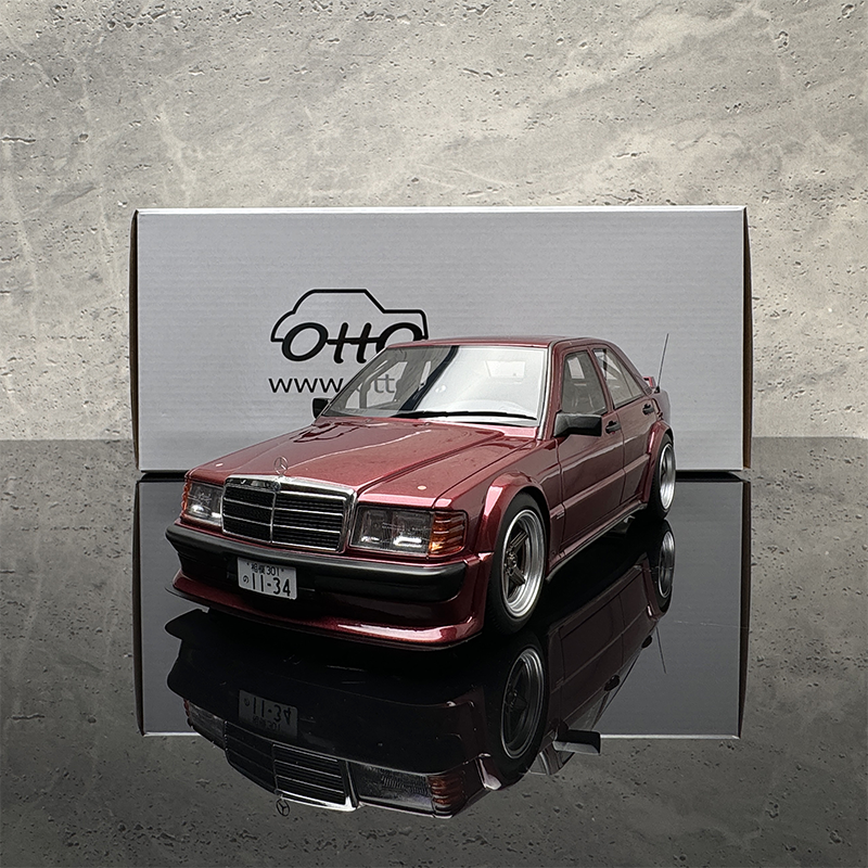 OTTO 1:18 Mercedes-Benz 190E 2.5 16 RAUH-WELT Mercedes resin car model OT1083