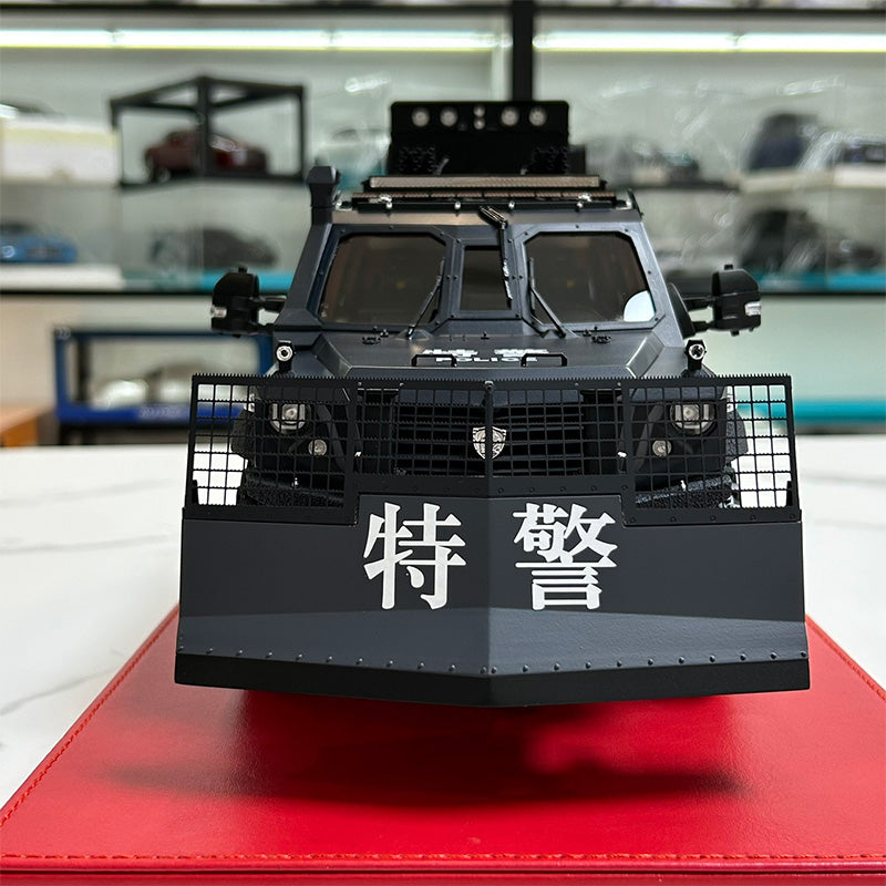 MB 1:18 Jilong Explosion proof Evacuation Vehicle Manual Resin Static Simulation Car Model Special Police