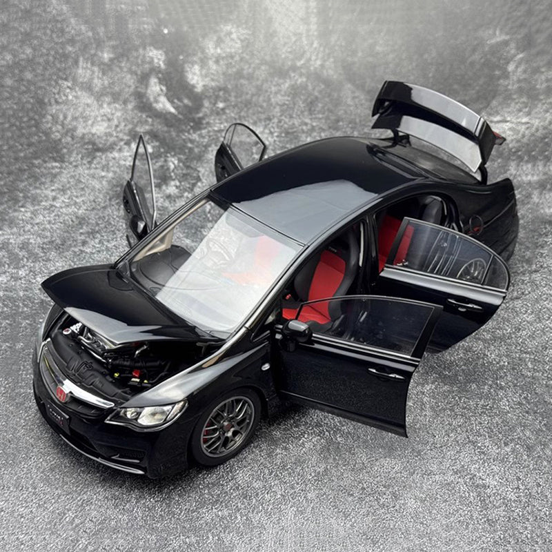 WELL 1:18 CIVIC FD2 TYPE-R alloy fully open car model collection