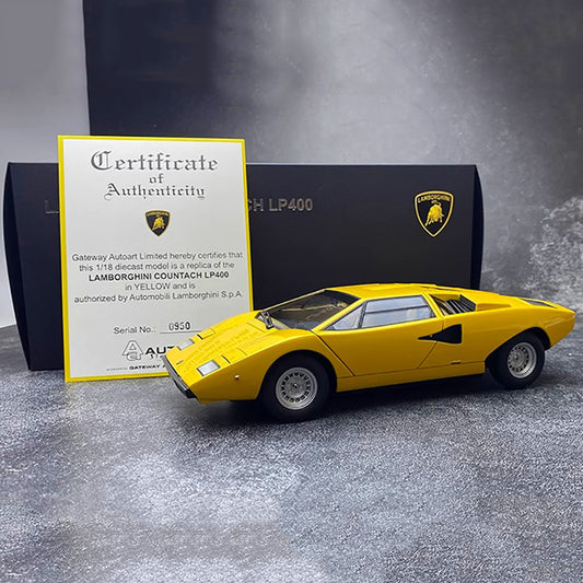 AUTOart 1/18 Lamborghini Contax LP400 simulation alloy car model collection ornaments