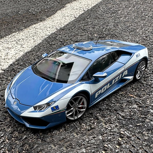 AUTOART 1/18 Huracan lp610 Police Car Model Car Model